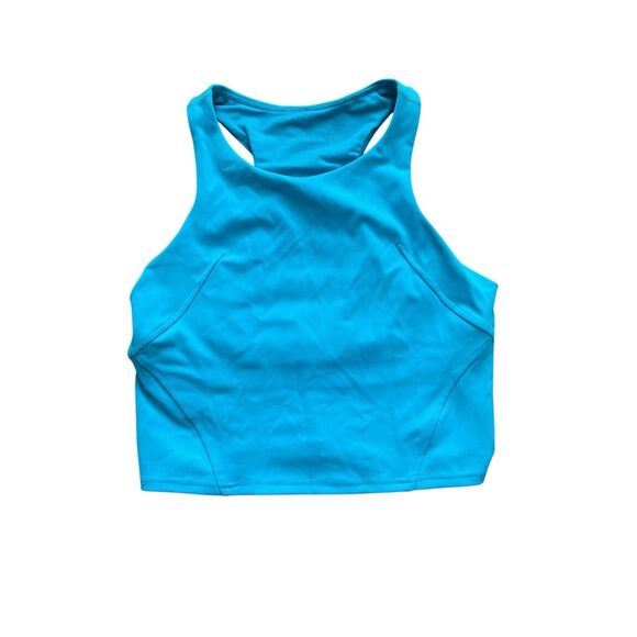 Lululemon Power Y High-Neck Crop Tank – Size 8 - Picture 1 of 3